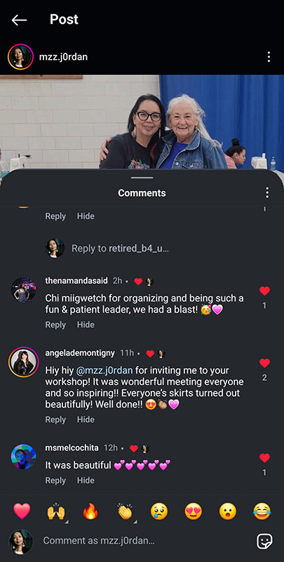 Metis Women's Circle Ribbon Skirt Workshop